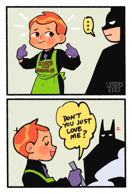 riddles are his forte not subtlety #theriddler #riddlebat 