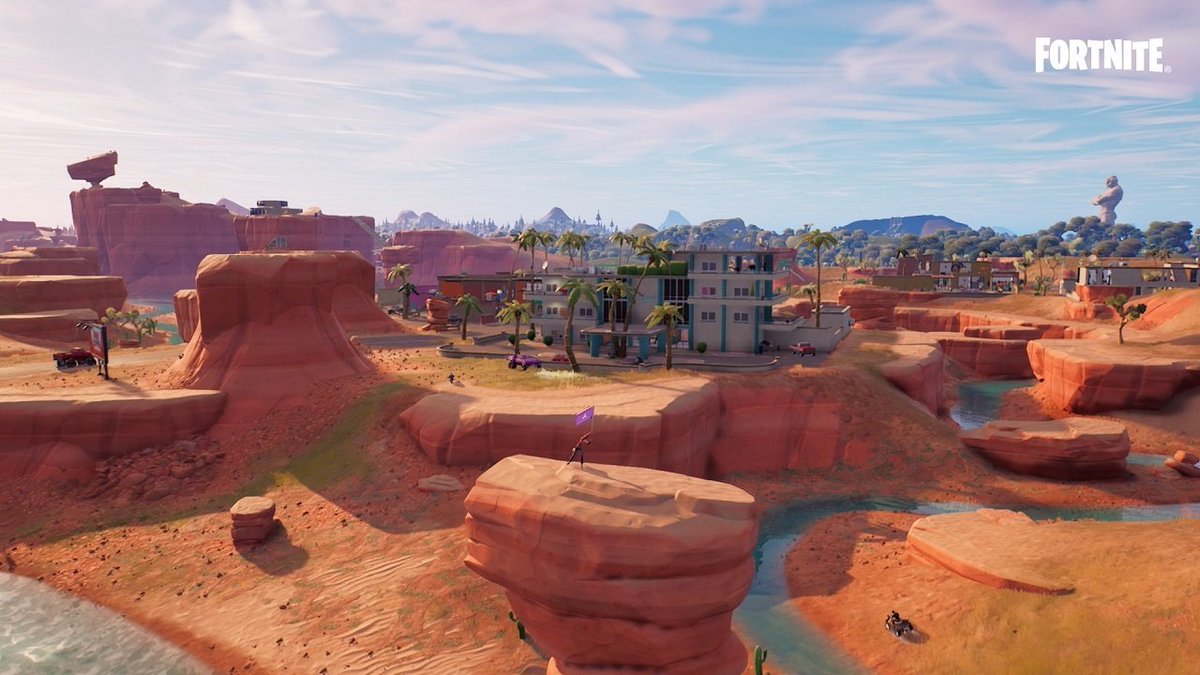 POTFortniteS's tweet photo. Can we, the People, be honest that the #Pokemon environments just look like our wonderful Fortnite? As president, I feel like we need to take a stand and get Masuda and Game Freak to collab with Fortnite

#pokemonNEEDSFortnite #PokemonScarletViolet #PokeFRAUDS #PokemonxFortnite https://t.co/vmujFHmbRE