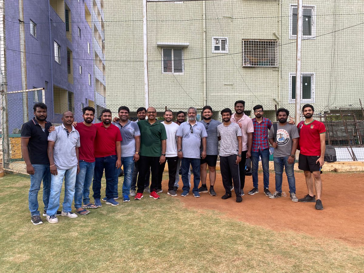 RoundSqr's tweet photo. How's the josh? Always high for our ardent cricket lovers at @RoundSqr!

Here are some glimpses from today's cricket tournament.

@cigniti 
#companyculture #roundsqr #cricket #cricketlovers #cricketfans #cricketlover #sports #lovecricket #cricketfever  #employeeengagement https://t.co/ZY2RbBbeKD