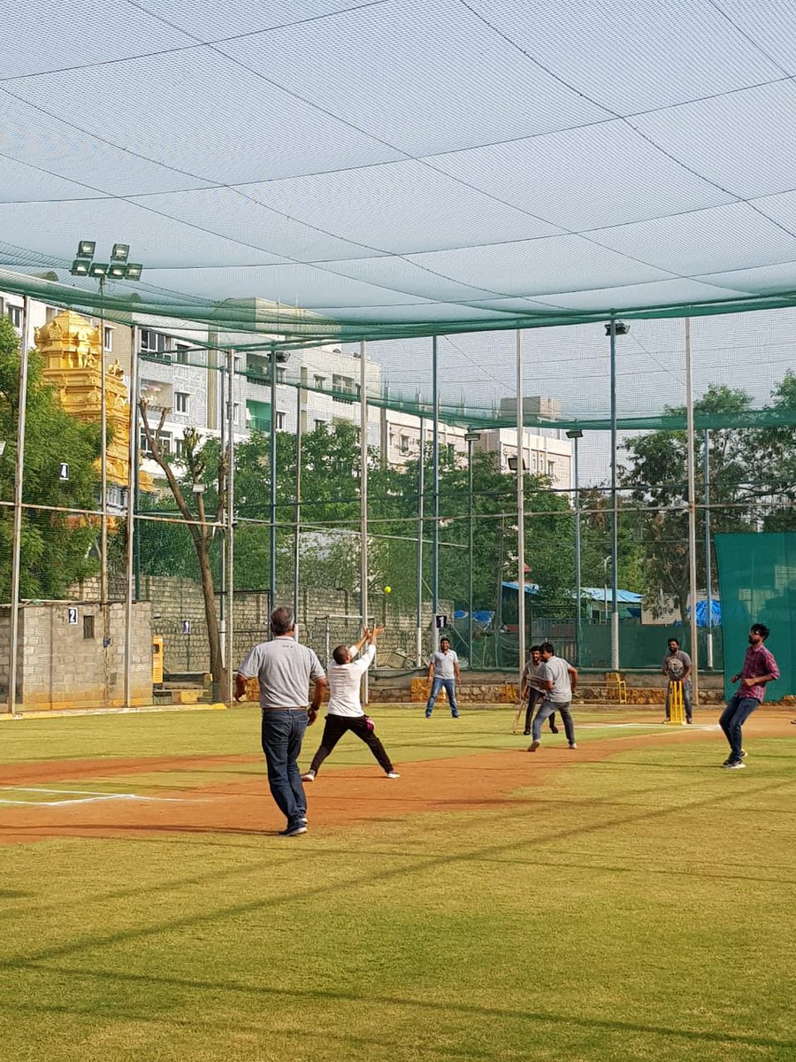 RoundSqr's tweet photo. How's the josh? Always high for our ardent cricket lovers at @RoundSqr!

Here are some glimpses from today's cricket tournament.

@cigniti 
#companyculture #roundsqr #cricket #cricketlovers #cricketfans #cricketlover #sports #lovecricket #cricketfever  #employeeengagement https://t.co/ZY2RbBbeKD
