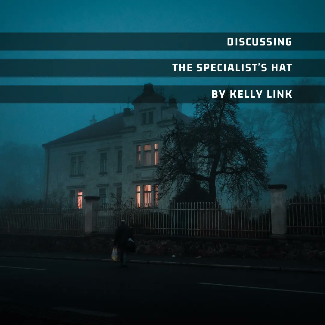 litroadhouse's tweet photo. Discussing “The Specialist’s Hat” by Kelly Link, a story about twin girls who move into the gothic home of a former poet who dabbled in the dark arts and killed his wife.  https://t.co/NanuhIraSm

🎙️ #shortstory #shortstories #amreading #readinglife #reader 📚 #bookclub https://t.co/UxLLYkwI8o