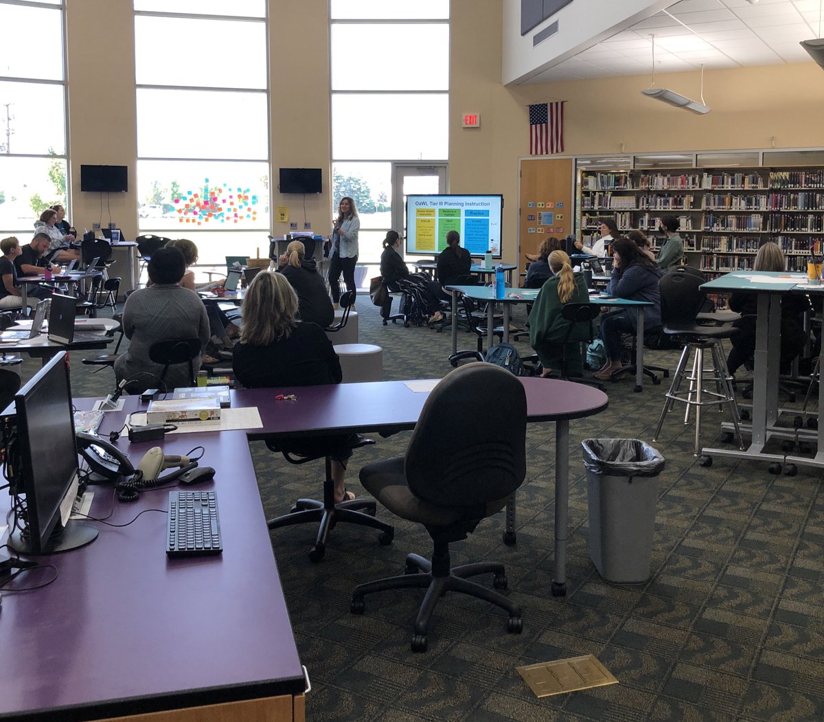 A whole group of OLSD teachers and instructional coaches have taken exactly ZERO work days off after the school year concluded. Working on intentional Tier III academic vocabulary instruction.