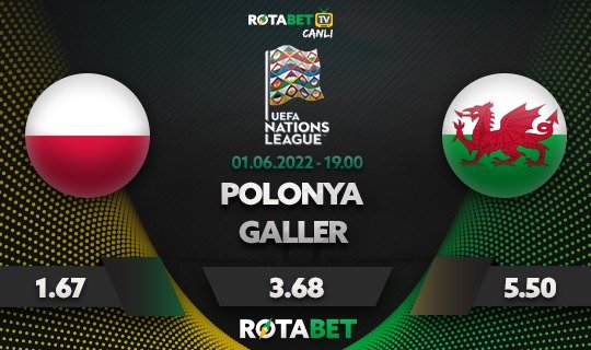 RotabetSocial's tweet photo. 🏆 Uluslar Ligi

⚒Polonya - Galler

⏰ 19.00

⚡https://t.co/hQHZ4Ci76M https://t.co/YASmAI7YrS