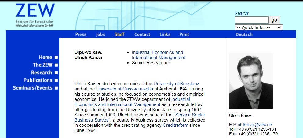 ulaitenberger's tweet photo. @Ulrich__Kaiser @ZEW Let me put the right screenshot, young Uli :) https://t.co/WZP9nwlXnG