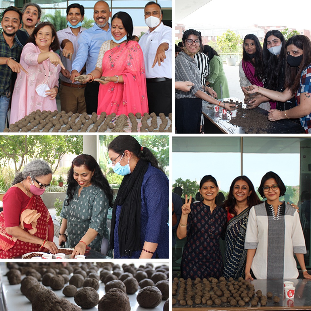 nasscomfdn's tweet photo. In preparation of World Environment Day, @NASSCOMfdn along with @NasscomEvents celebrated the true spirit of "Nurture the Nature" by organizing a fun-filled team building exercise through the seed ball making activity.
.
#teambuilding #seedball #Earth #WorldEnvironmentDay https://t.co/iIcpX9oxpl