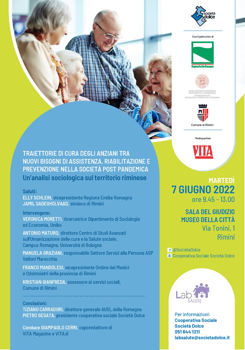 ‼️ Vi ricordiamo l'appuntamento di DOMANI dalle 9.45 alle 13.00 ➡️ presso SALA DEL GIUDIZIO - MUSEO DELLA CITTÀ | Via Tonini 1, Rimini ‼️

Diretta streaming su:
FB 🎯 fb.me/e/3dZY1Vtnk
YT 🎯 youtu.be/eIvuoqCqwvc
Vimeo 🎯 vimeo.com/event/2165851