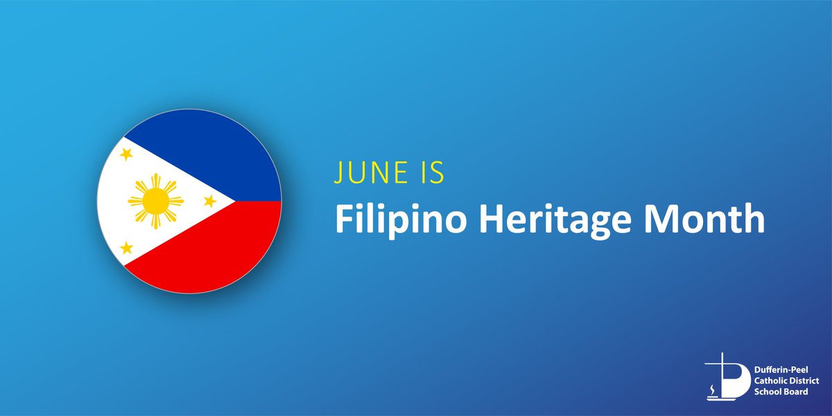 DPCDSBSchools's tweet photo. This June we recognize Filipino Heritage Month, which gives Canadians the opportunity to highlight the valuable contributions people of Filipino origin have made to the social, economic, political, and cultural fabric of Canada. https://t.co/yTsq1gzVom