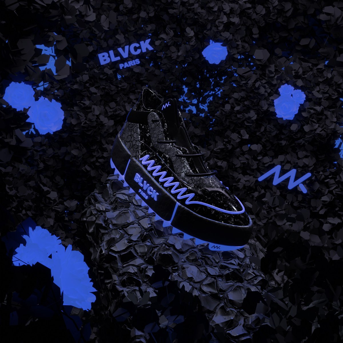 BlvckParis's tweet photo. 👟Blvck x Metakicks by Sneakmart🏴

@sneakmart designed an epic Blvck Metakicks 👟
To celebrate, we are giving away 3x WL spots for Metakicks! 

To enter:
✔️Follow @BlvckAlphaPage  &amp; @sneakmart 
✔️ Like and RT
✔️ Tag 3 friends

Ends in 48 hours ⌛️ https://t.co/RGZ66DTzzu