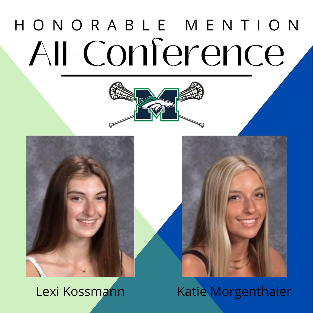 Congratulations to Lexi and Katie for making Honorable Mention All-Conference! <a href="/MarquetteStangs/">Marquette Mustangs</a>