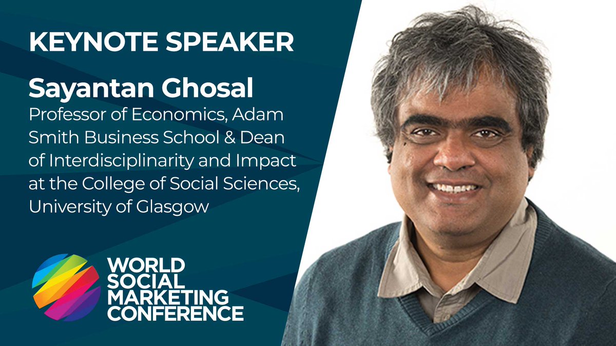 WSMConference's tweet photo. 🗣️We're pleased to announce the first of our keynote speakers for #WSMC 2022! Economist Sayantan Ghosal will bring a fresh perspective to #behaviourchange and present his pioneering work tackling stigma and self-image of sex workers in Kolkata #SocMar
https://t.co/A6X7SfaqSv https://t.co/XqXdzMI0sj