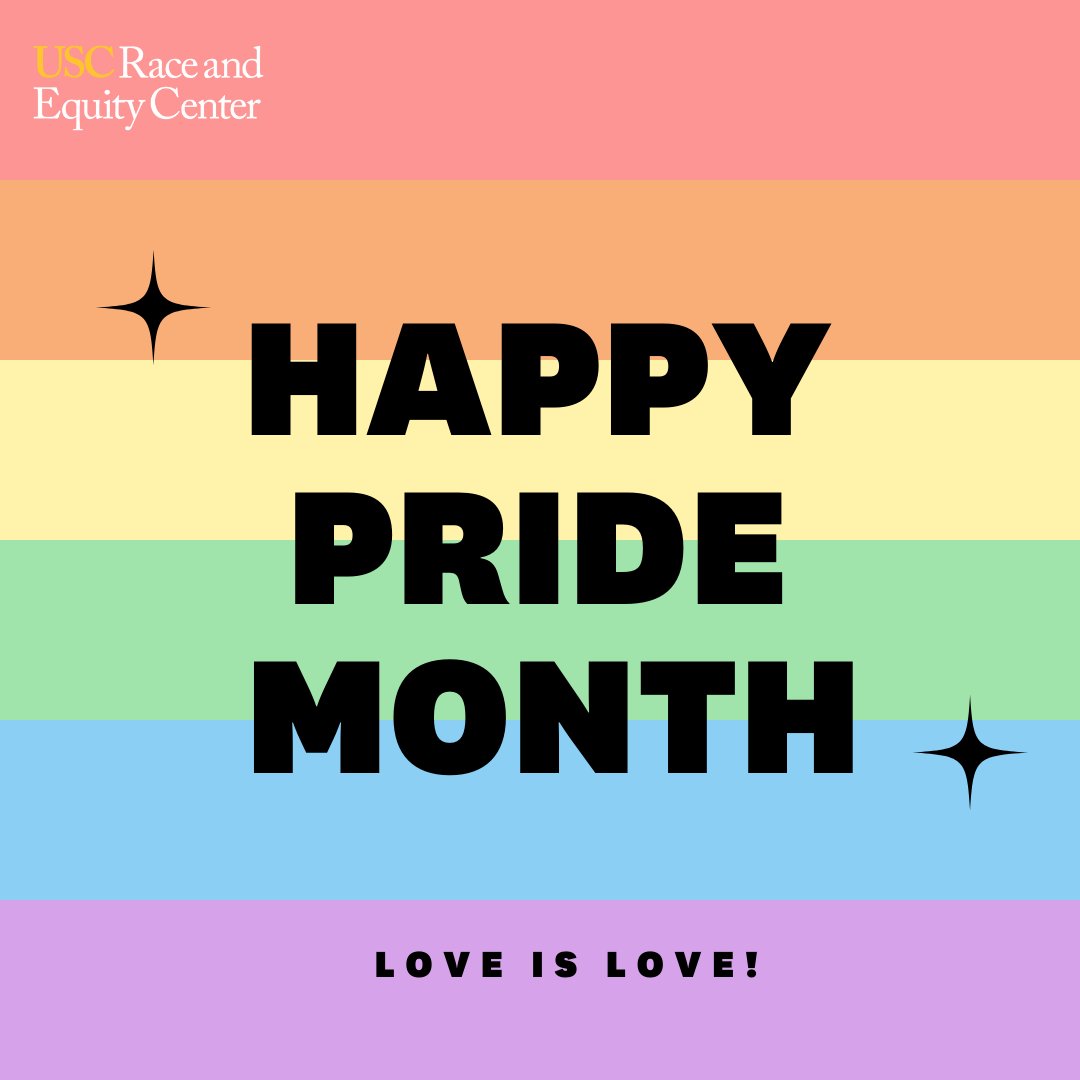 USCRaceEquity's tweet photo. Happy Pride Month, everyone!
“When all Americans are treated as equal, no matter who they are or whom they love, we are all more free.” — Barack Obama
#PrideMonth #USCPride #LGBTQIA+ https://t.co/YZkzYjqd9V