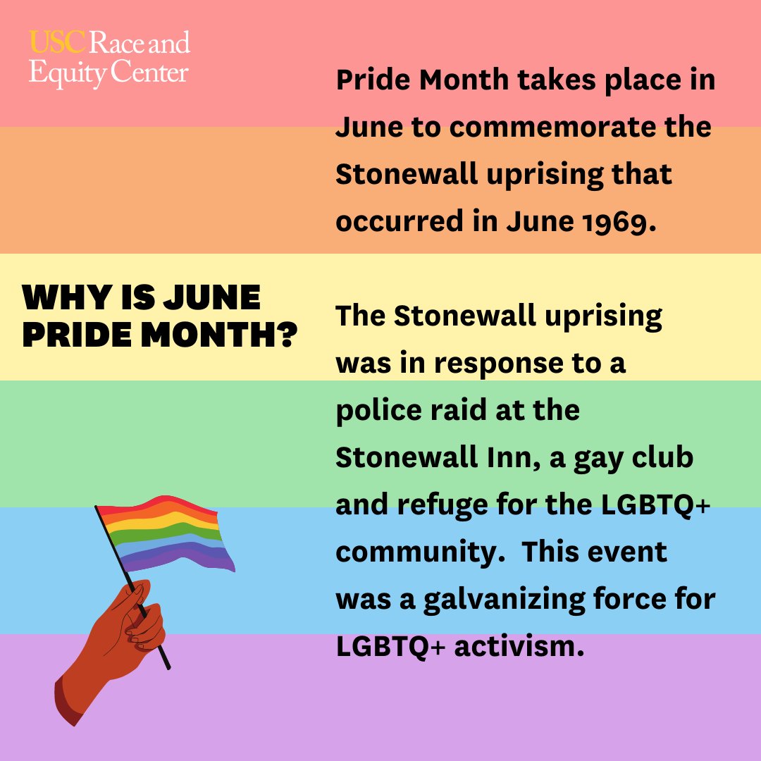 USCRaceEquity's tweet photo. Happy Pride Month, everyone!
“When all Americans are treated as equal, no matter who they are or whom they love, we are all more free.” — Barack Obama
#PrideMonth #USCPride #LGBTQIA+ https://t.co/YZkzYjqd9V