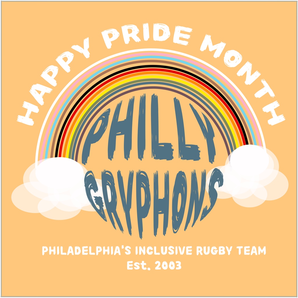 🏳️‍🌈The philly gryphons are so excited to kick off pride month by wishing all our LGBTQIA+ teammates, friends, and family a happy pride. We also thank all our straight-identified allies for having our back, for playing alongside us with love, support, and pride! We are a family.
