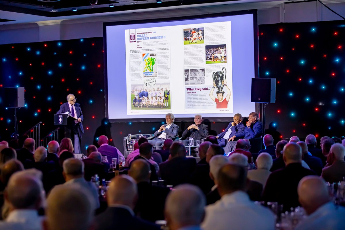 Av40T's tweet photo. Is there a better way to go into the #PlatinumJubilee weekend than with more photos of the #AV40 Double Championship Anniversary Dinner?

We're more than happy to oblige.

See more of Jonathan Hipkiss' images at: https://t.co/qnIyy7X8mZ

#UTV #AstonVilla #AVFC https://t.co/GXSW64h0CH