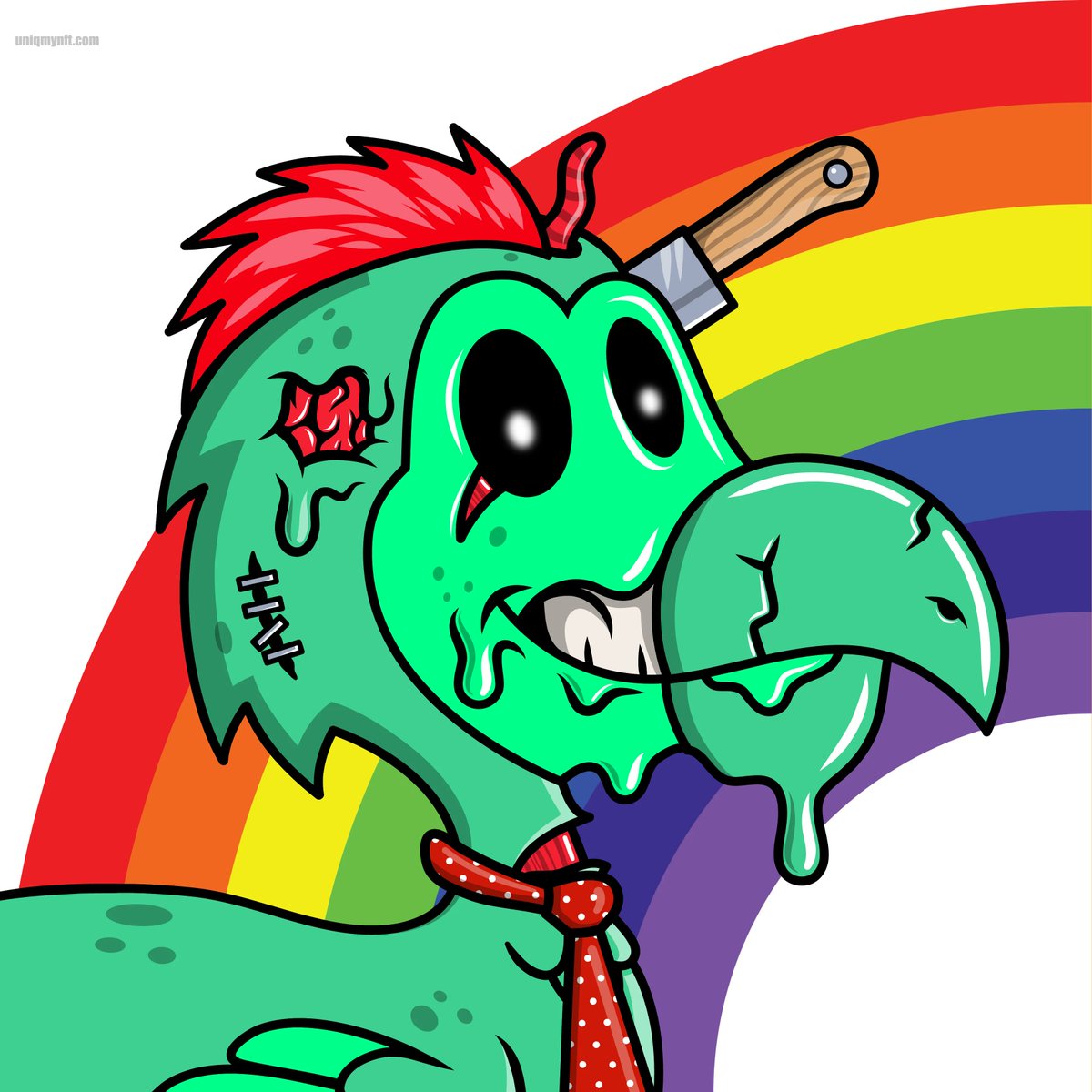 Today, we post Rainbow Dodos 🌈 

🪺🦤🦤🦤
#InfiniteDodos #NFT #NFTCommunity #digitalart #PrideMonth