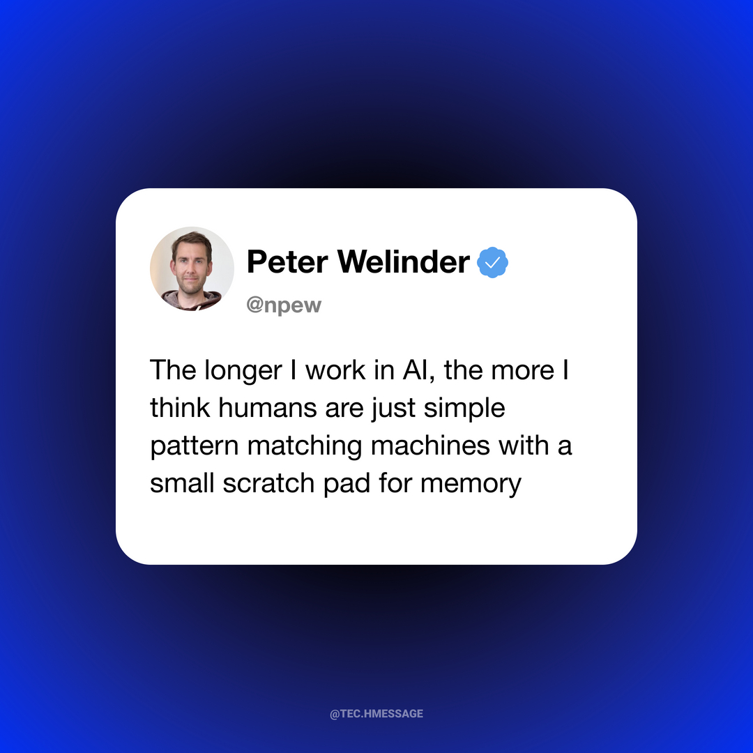 techmessageco's tweet image. Interesting words from the VP of Product at OpenAI, an AI company that focuses on Artificial General Intelligence. #artificialintelligencetechnology #artificialintelligencesociety #digitalera #artificialintelligenceai #techforgood #digitization #techcompany #openai #dataart #inno