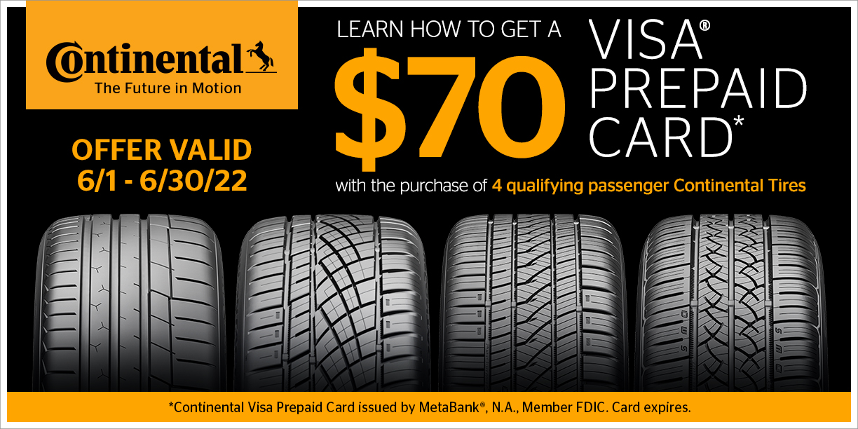 Continental Tire on Twitter "⭐ The June promotion is here! Get a 70