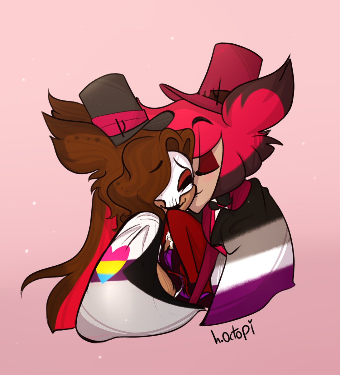 AlastorsDoeWife's tweet photo. Happy pride month to everyone! Stay safe out there and don't let anyone change you for who you are.
Art credit to @OctopizX
#HazbinHotel #HazbinHotelFanart #HazbinHotelAlastor #HazbinHotelOC #Alastor #RadioVoodoo #pridemonth2022 #ocxcanon #loveislove https://t.co/0FTlrWdkM7