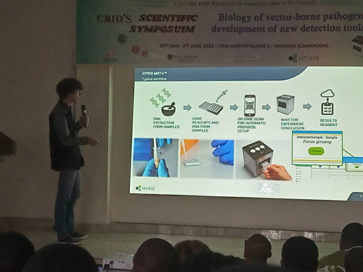cam_crid's tweet photo. Happening now! Lorenzo Colombo,CTO at @HyrisLtd presenting the #bCUBE system and it's field applications during the #bCUBE annual meeting &amp; scientific symposium organised at @cam_crid.
 @JohnsHopkinsSPH, @gatesfoundation @PMIVectorLink @LSTMvector https://t.co/upBnqDh46v