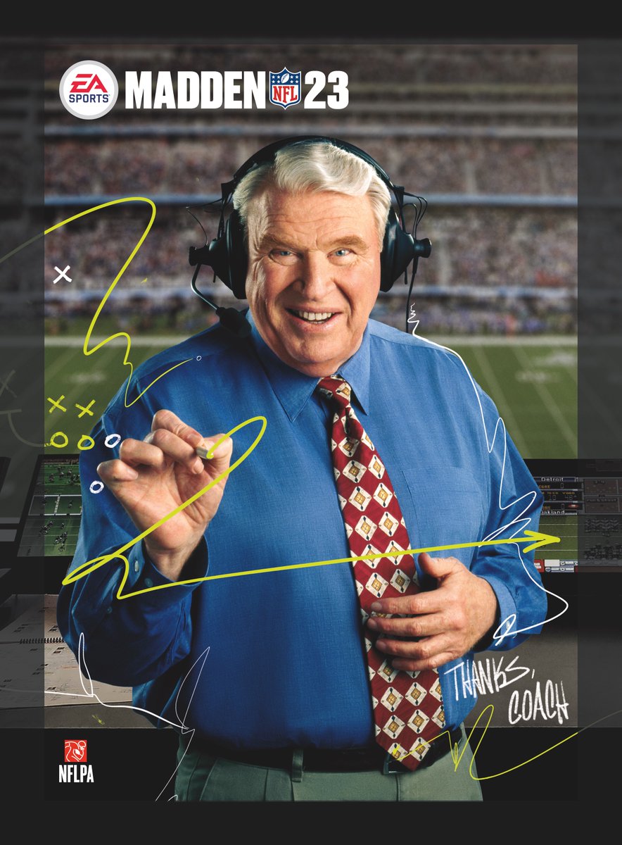 EA Sports released their Madden 23 cover featuring legendary head coach and commentator John Madden 🙏 

(<a href="/EAMaddenNFL/">Madden NFL 26</a>)