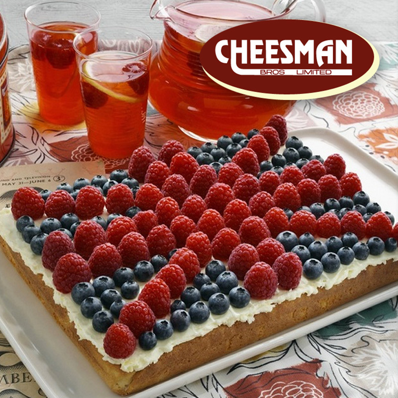 CheesmanBros's tweet photo. Celebrate the Queens Platinum Jubilee this weekend with this deliciously fabulous fruity flag traybake. For more mouth watering recipes make sure to check out our Seasonal Produce Calendar at https://t.co/Og182fOjpe!

https://t.co/COLJ2Q9l9S

#Queen #FlagCake #PlatinumJubilee https://t.co/mnqQGlCGBt