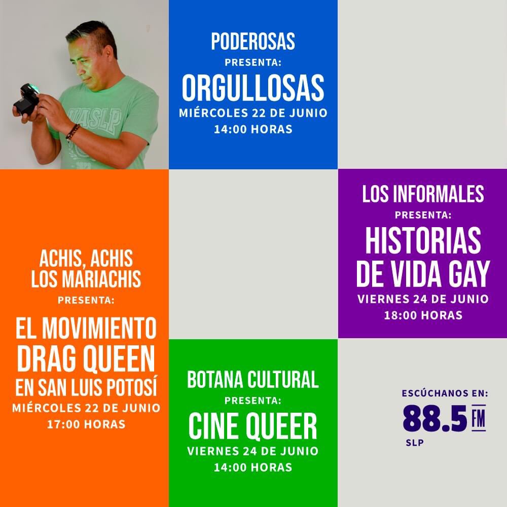 mariachis_achis's tweet photo. Iniciamos Junio con la segunda edición del Mes del Orgullo 🌈✨
Durante todo el mes tendremos programas y contenidos para celebrar y visibilizar las diversas realidades que vive la comunidad LGBTTTIQ+ en @LaUASLP.
Programación aquí: 👉🏾https://t.co/mOaKJyFoXu
#Orgullo #Pride202 https://t.co/RmZKm93B5C