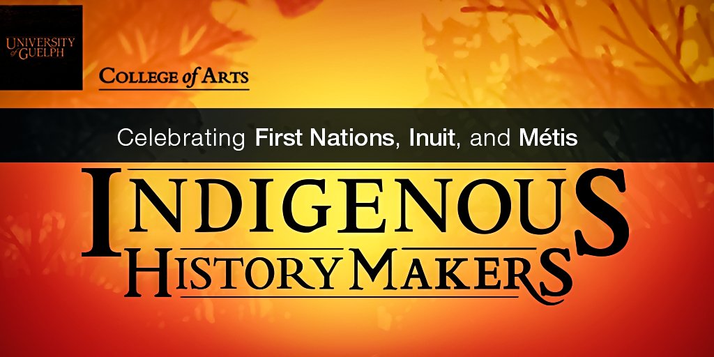 UoG_ARTS's tweet image. June is National Indigenous History Month when we mark the heritage of First Nations, Inuit, and Métis people in Canada and in our #UofG community.

Stay tuned for upcoming Indigenous History Maker features in the COA this month! 

🧡