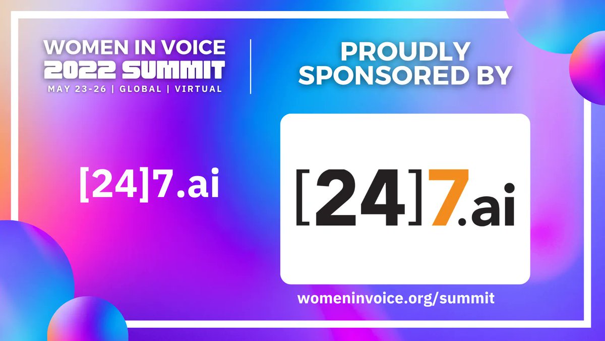 WomenInVoice's tweet photo. Disruptive Technology of the Year goes to [24]https://t.co/OEo7ZP23bY 🏆

We're honored to have [24]https://t.co/OEo7ZP23bY as sponsor for #WivSummit!

Redefining the way companies interact with consumers.
+They won big at CCW 2021👇🏽
https://t.co/Uz3R9mlmc3

#thankyou #sponsor https://t.co/mK922qcwGl