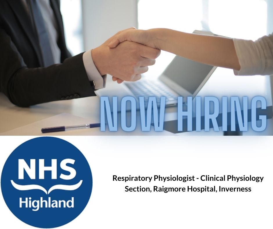 We are looking for an enthusiastic individual to join our respiratory team. This post has been created to support two new consultant posts and is an exciting time to join the department. ow.ly/3f9Z50Jn0oA @NHSHJobs #NHSHCareers #NHSH #TeamHighland @NHSHighland