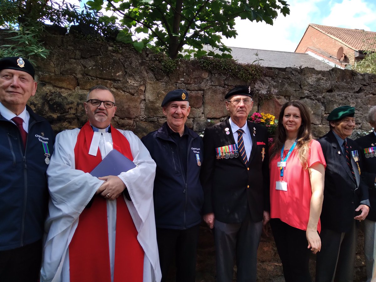 ageuknt's tweet photo. Thank you so much to @JimOwens959 for inviting us to the Operation Veteran Jubilee celebrations today. Such a wonderful service from Padre George Callander and a great time had by all 🇬🇧 #veterans #exservices #jubilee #jubileeweekend #northtyneside https://t.co/EYQ8aus931