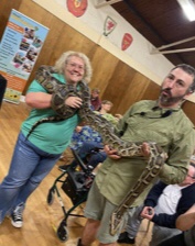 #valleydaffodilscircleoffriends had a great day with a visit from A&amp;S animal encounters 😊