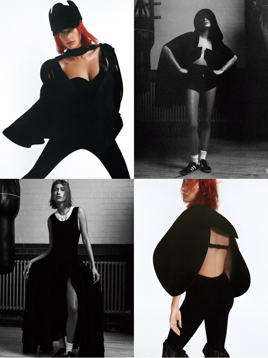 archivehail's tweet image. hailey bieber for vogue china beauty