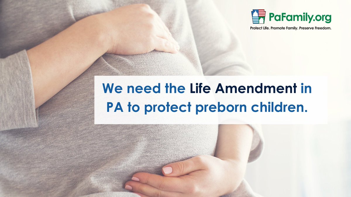 PFIpolicy's tweet photo. We need to pass the #LifeAmendment #SB956 in PA to protect preborn children. Call your State Senator and State Representative today! 

https://t.co/2GJoi0LClX https://t.co/tQQjavzXIm