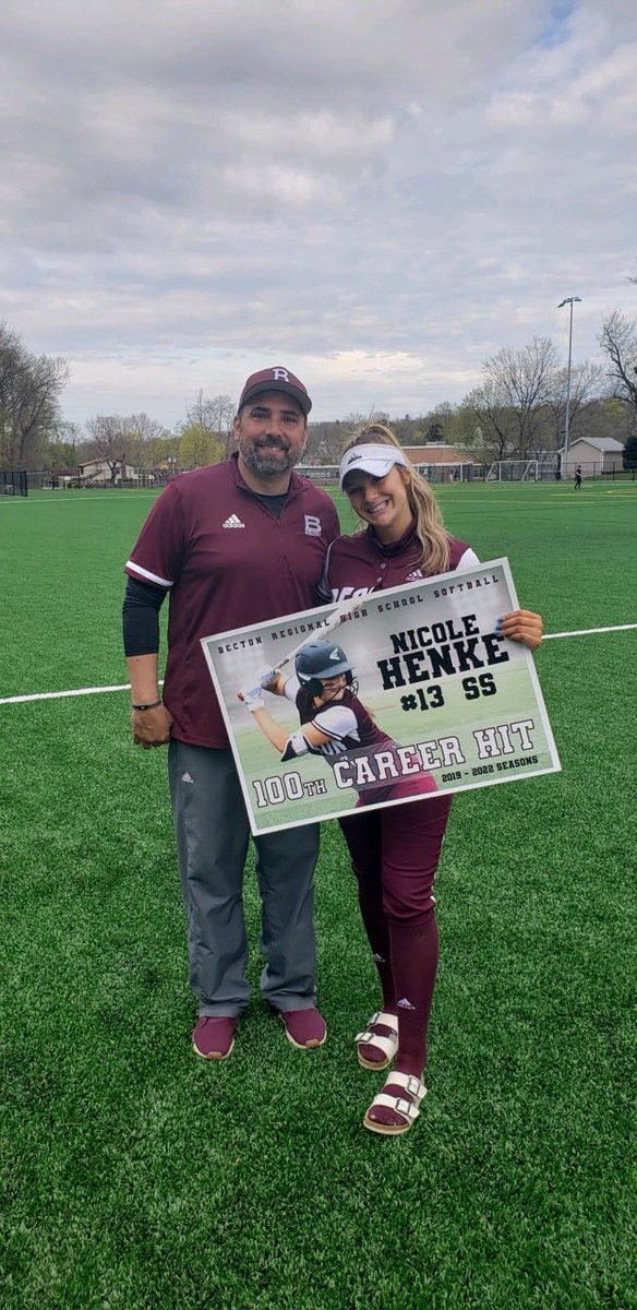 SoftballBecton's tweet photo. Congrats to our Nicole Henke for being chosen to play in the Super 36 All-Star game. Top seniors in NJ! Way to represent the LadyWildcats!! Well deserved. Game is June 13th at Seton Hall University! 6pm start time. Come out and support our LadyWildcat! 👍🐾🥎 https://t.co/SClXk8wFFL