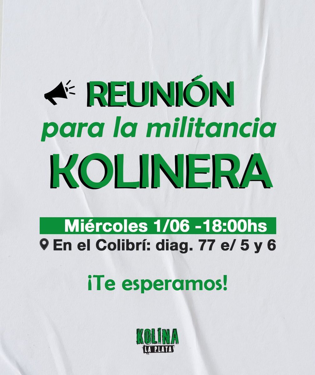 ColibriCultura's tweet photo. 🔸Te esperamos esta tarde para seguir construyendo el proyecto nacional y popular. 

#conlasconviccionesintactas #siempreconcristina https://t.co/LB7fvSKKJP