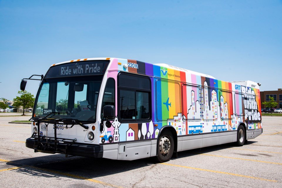 Grand River Transit invites everyone to 'ride with Pride' in June bit.ly/3M6Xbbx