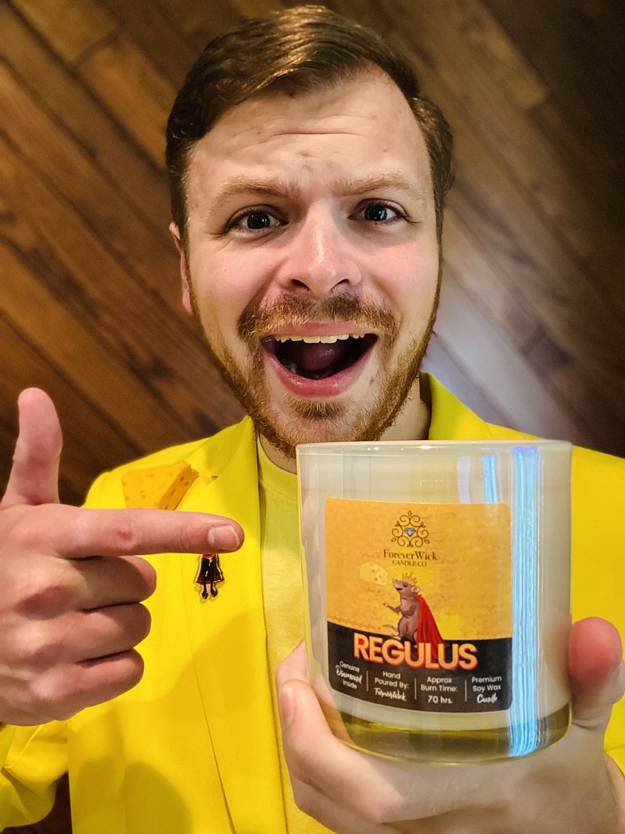 AaronOzee's tweet photo. I am proud to introduce The Regulus Sparkle Diamond Candle by ForeverWick Candle. Each candle is hand poured using premium soy wax, holds a burn time of 70 hours, and carries one genuine diamond.
Buy Here: https://t.co/zzzvlJ9ohD
#Regulus #RegulusBook #RegulusMovie #AaronOzee https://t.co/wob3mGgn72