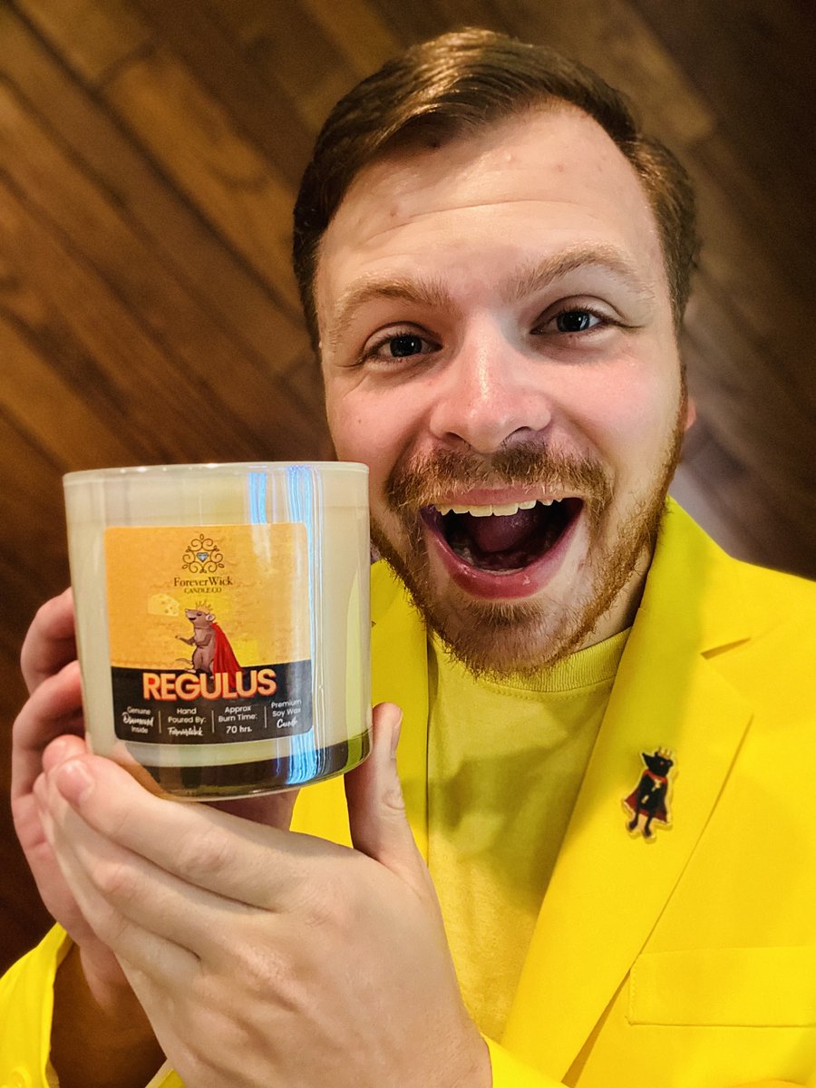 AaronOzee's tweet photo. I am proud to introduce The Regulus Sparkle Diamond Candle by ForeverWick Candle. Each candle is hand poured using premium soy wax, holds a burn time of 70 hours, and carries one genuine diamond.
Buy Here: https://t.co/zzzvlJ9ohD
#Regulus #RegulusBook #RegulusMovie #AaronOzee https://t.co/wob3mGgn72