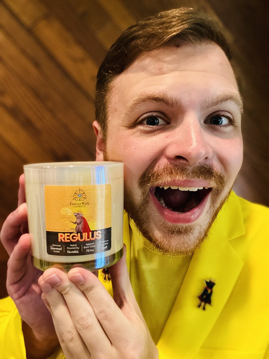 AaronOzee's tweet photo. I am proud to introduce The Regulus Sparkle Diamond Candle by ForeverWick Candle. Each candle is hand poured using premium soy wax, holds a burn time of 70 hours, and carries one genuine diamond.
Buy Here: https://t.co/zzzvlJ9ohD
#Regulus #RegulusBook #RegulusMovie #AaronOzee https://t.co/wob3mGgn72