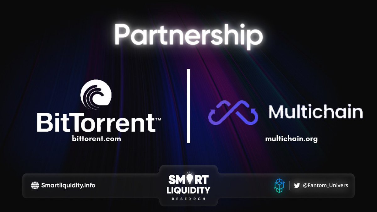 ☀️ <a href="/MultichainOrg/">Multichain (Previously Anyswap)</a> Partnership with <a href="/BitTorrent/">BitTorrent</a> 

☀️ This partnership focuses on $USDD to be able to arbitrarily migrate across another 2 EVM Layer-2 blockchains.

☀️ $USDD is a stablecoin cryptocurrency pegged to the value of the US Dollar

🔽INFO
multichainorg.medium.com/multichian-par…