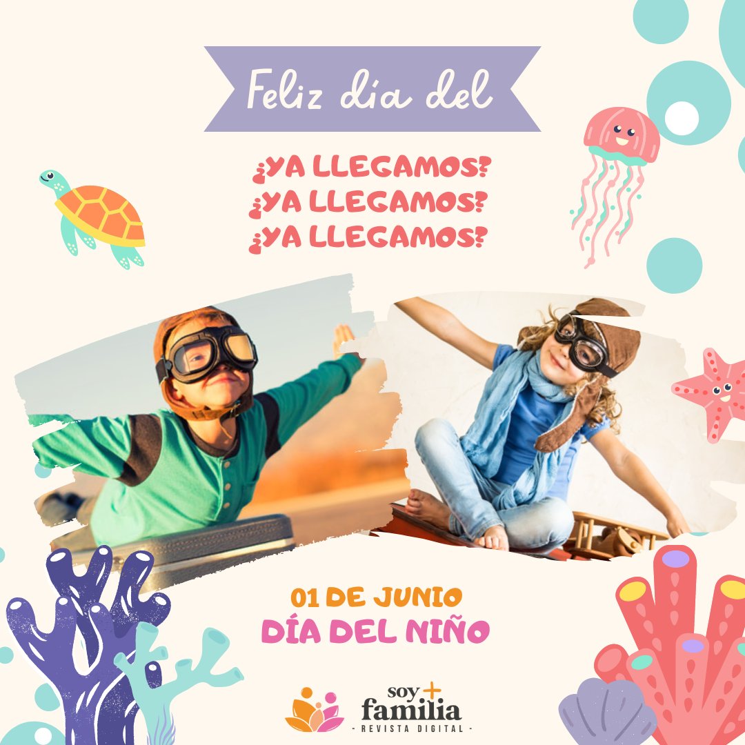 soymasfamilia's tweet photo. La sonrisa de un niño es la pureza de Dios. Hoy celebramos a los más pequeños de la casa. Ellos, que llenan nuestros días de alegrías con sus locuras. Feliz día del niño. 

#DíaDelNiño #HablemosDeFamilia #SoyMásFamilia https://t.co/RuqgHcAw8H