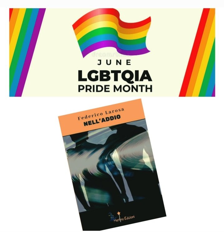 NellAddio's tweet photo. #pridemonth #pride🌈 #pridemonth🌈 #nelladdio #letteraturagay #letteraturalgbt #romanzo #lgbtqiaplus @FedericoLarosa https://t.co/ikJEr8N98L