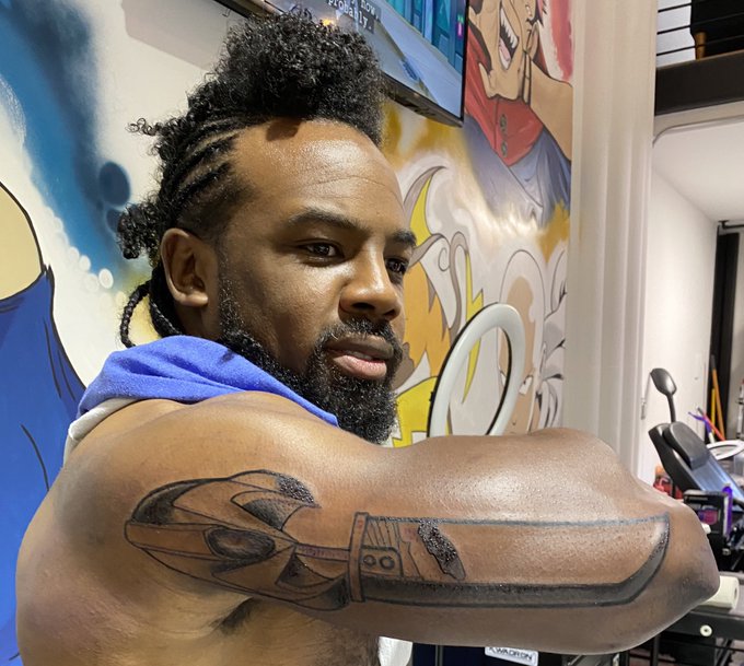 PHOTOS: Xavier Woods Reveals New Tattoo Work Inspired by Video Games -  PWMania - Wrestling News