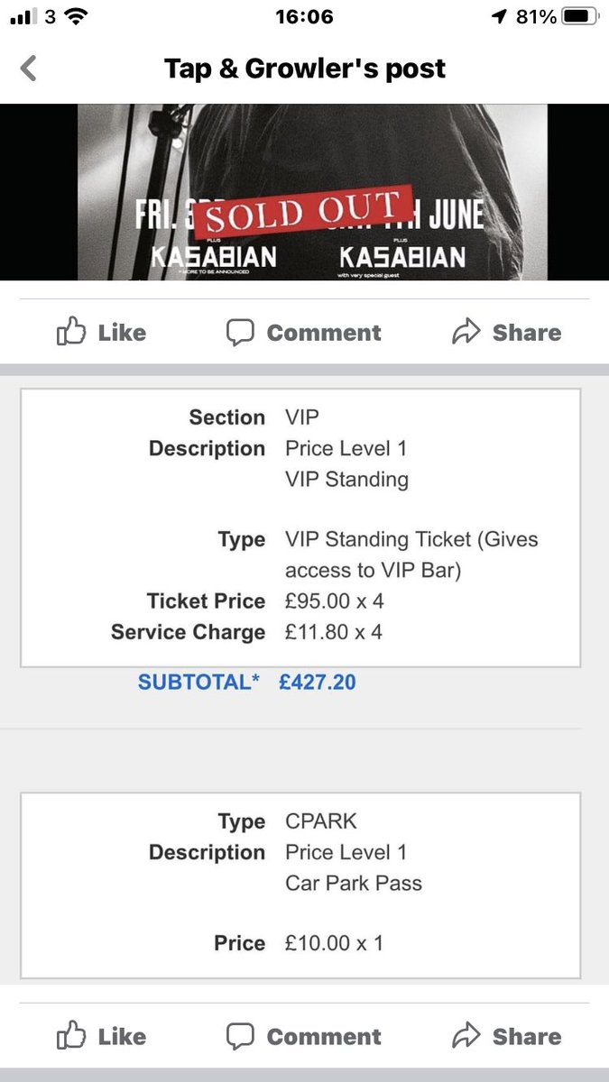 danielp1992's tweet photo. X4 VIP tickets for Friday night available. Sensible offers please. #liamGallaghertickets #Knebworth https://t.co/sIKfnih2Np