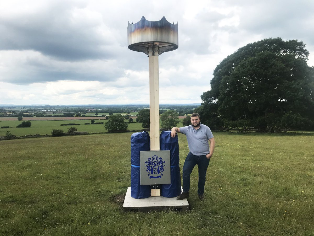 Celebrations will mark the Queen’s Platinum Jubilee over this Bank Holiday weekend – and one Harper Adams student has helped build a bespoke beacon to be lit for the occasion. Find out more – and how to watch the ceremony live – here: harper.ac.uk/samsbeacon  #PlatinumJubilee