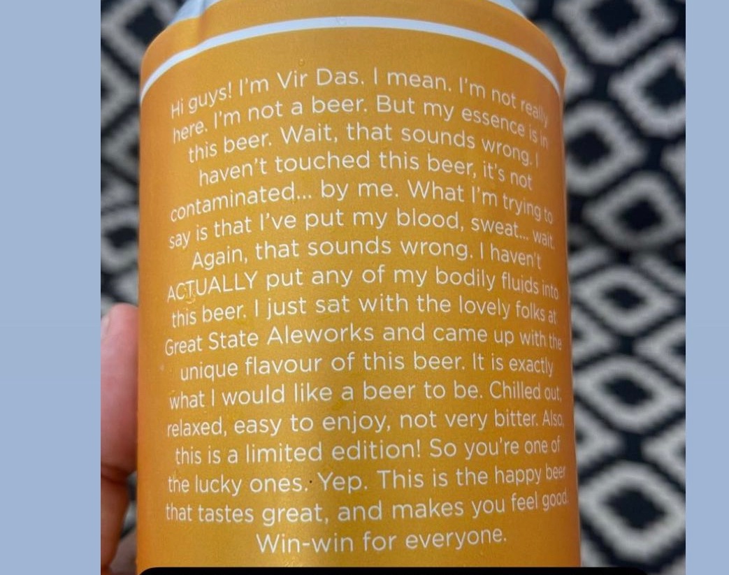 thevirdas's tweet photo. For those who like to read the back of the can #FAAAAKIT https://t.co/0on6azliN9