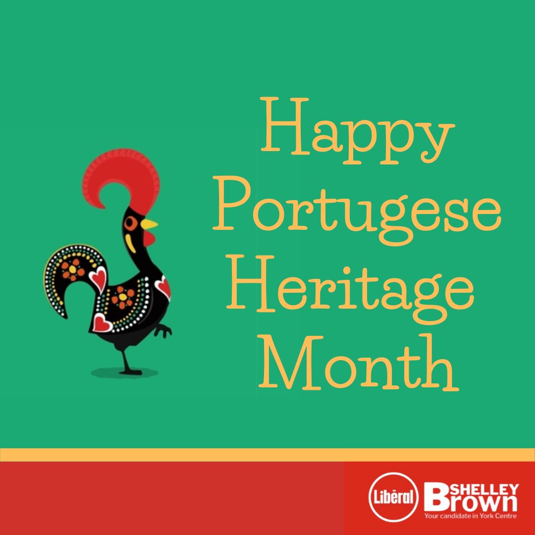 shelleybrownyc's tweet image. June marks the beginning of #PortugeseHeritageMonth to celebrate the contributions of the Portuguese community in our province. On behalf of #TeamShelley, I would like to wish you all a happy Portuguese Heritage Month!