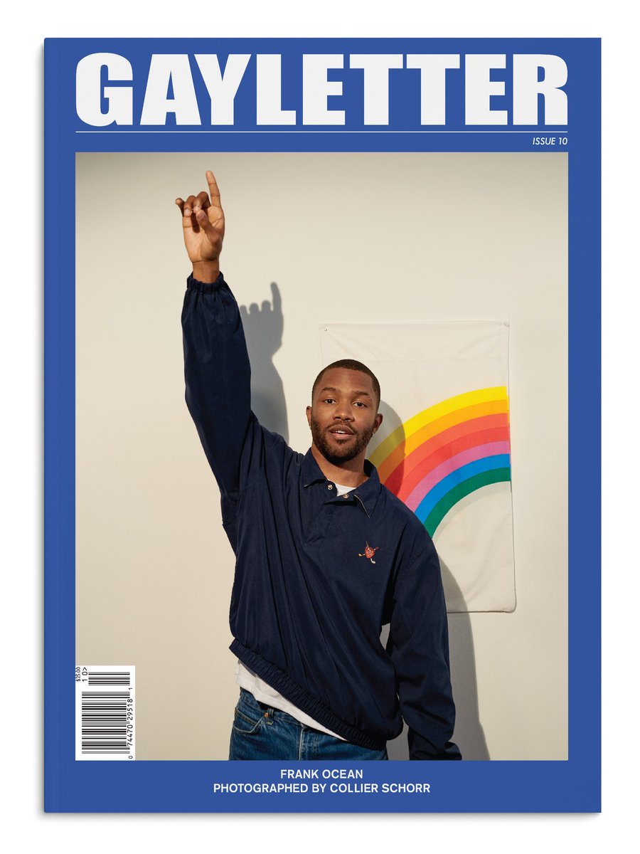 diegofye's tweet photo. frank ocean for gayletter (2019) https://t.co/HBgIaoiHA8