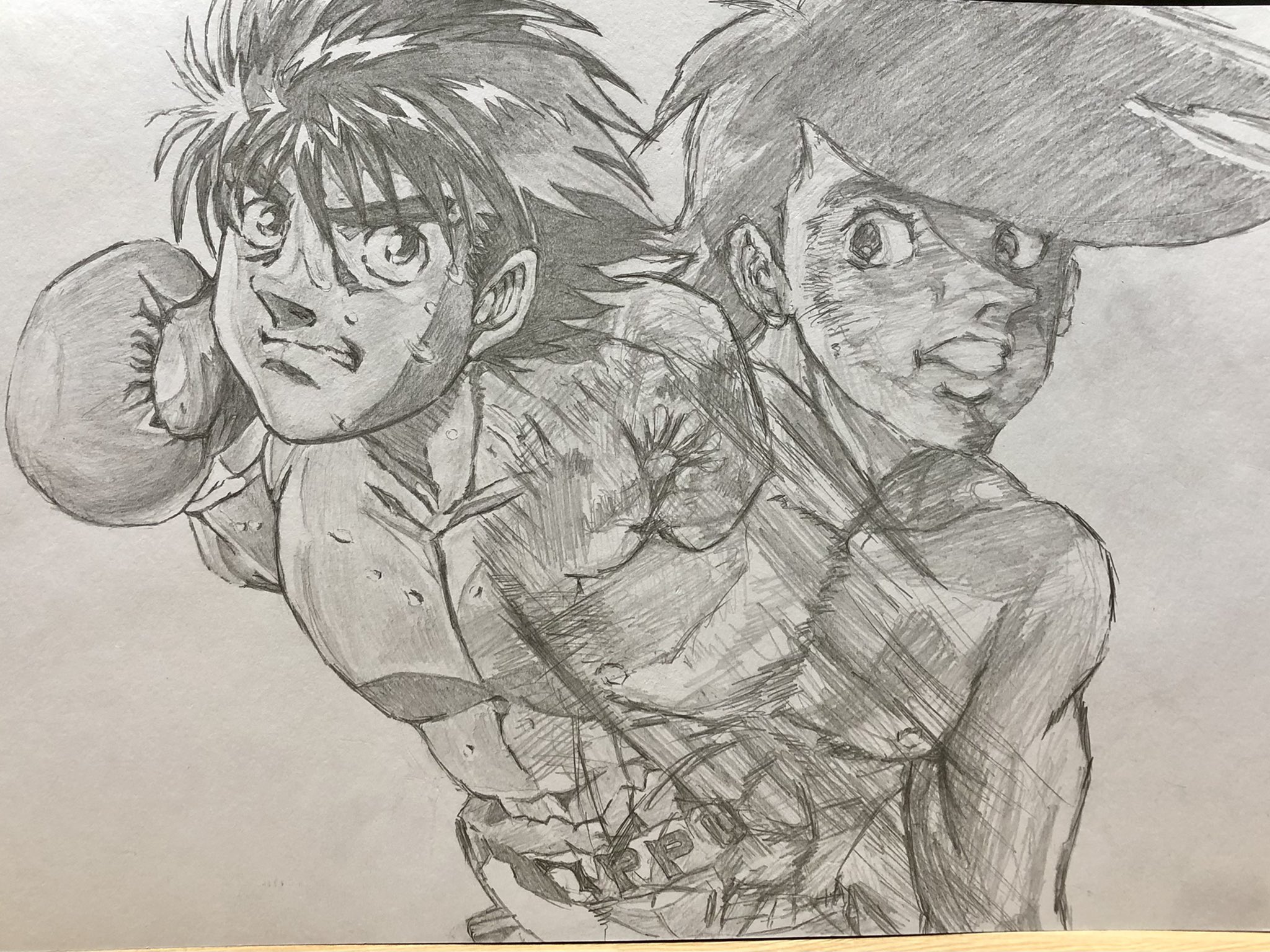 小籠包 アナログ 模写 みんなで楽しむtwitter展覧会 はじめの一歩 あしたのジョー 幕之内一歩vs矢吹丈 T Co F9fxfftnuo Twitter