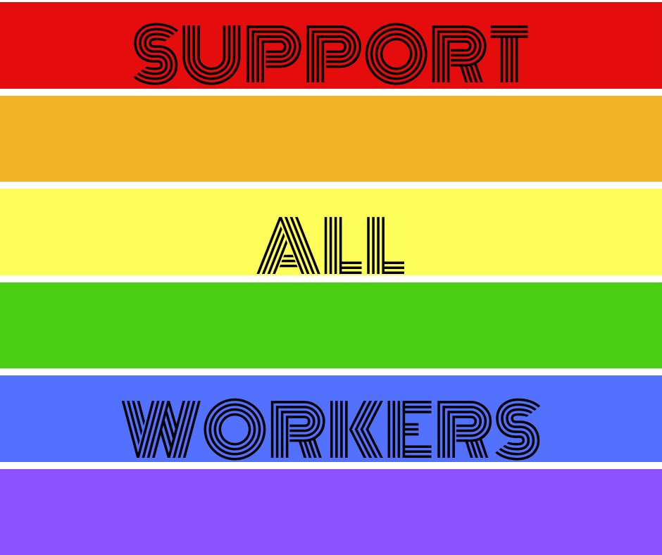 UFCW655's tweet photo. Until Missouri makes changes to the law, it remains legal in this state to discriminate against LGBTQ+ folks. Until the law is changed, the best protection they have from discrimination at work is a union contract. We stand with ALL workers. Happy #PrideMonth https://t.co/d4gsgyvlO4